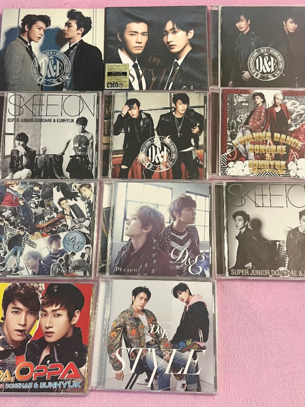 Super Junior Donghae and Eunhyuk Japan Albums CD DVD Bundle Set Japanese Kpop